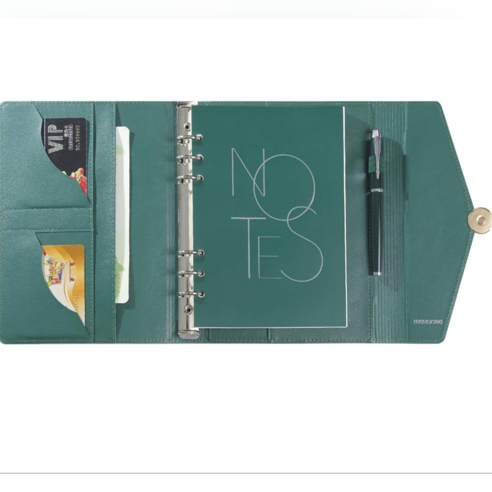 A5 Binder Notebook w/ Magnetic Snap Closure & Pen Set- New In Box - Picture 11 of 11